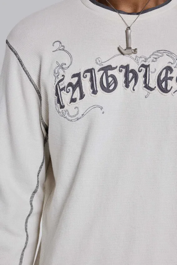 Bluza Faithless z wzorem waflowym