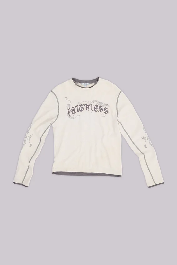 Bluza Faithless z wzorem waflowym