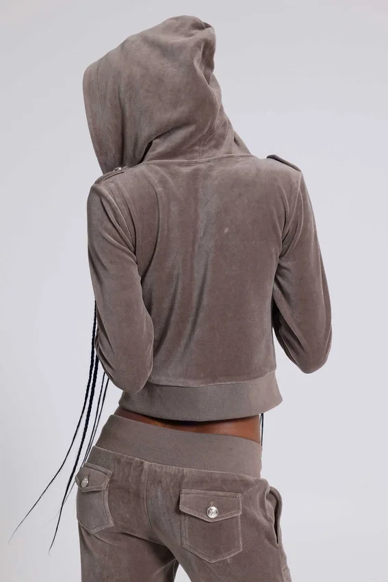 Bluza z kapturem Cavalier Military Velour