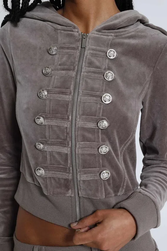 Bluza z kapturem Cavalier Military Velour