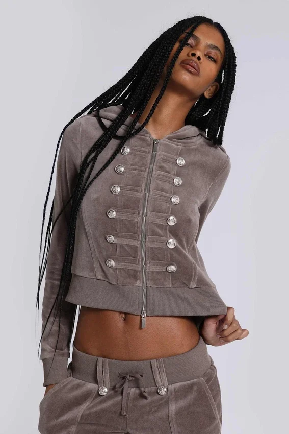 Bluza z kapturem Cavalier Military Velour