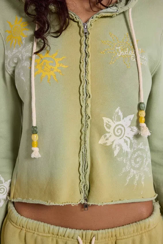Bluza z kapturem Cleo Sunfade zapinana na zamek