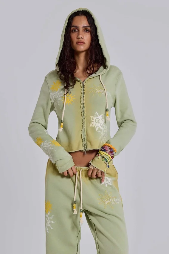 Bluza z kapturem Cleo Sunfade zapinana na zamek