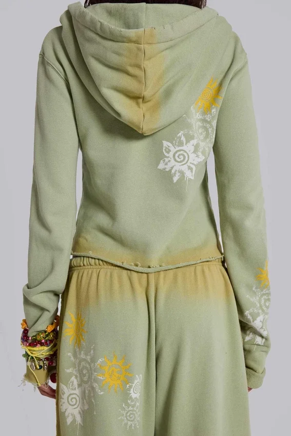 Bluza z kapturem Cleo Sunfade zapinana na zamek