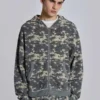 Bluza z kapturem Digi Camo Waffle