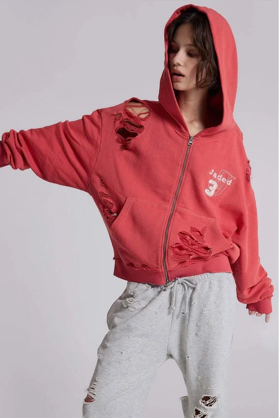Bluza z kapturem „Distressed Monster Hoodie”