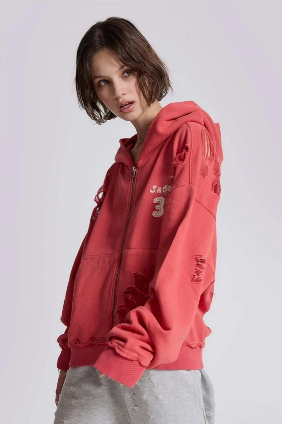 Bluza z kapturem „Distressed Monster Hoodie”