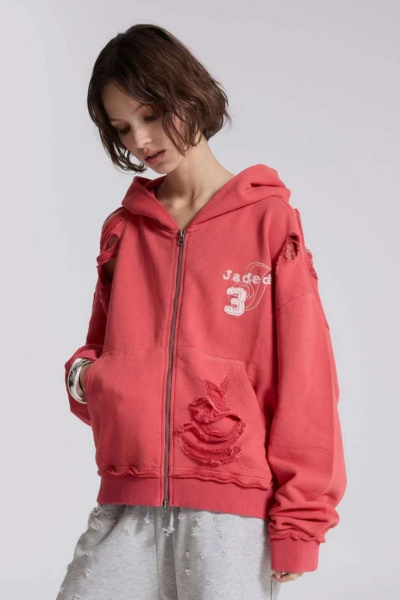 Bluza z kapturem „Distressed Monster Hoodie”