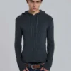 Bluza z kapturem Dornan Rib