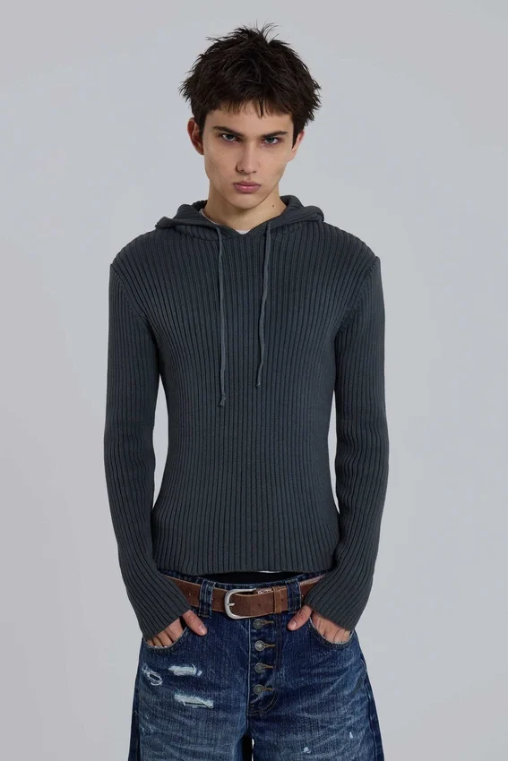 Bluza z kapturem Dornan Rib