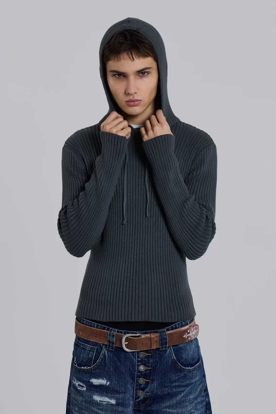 Bluza z kapturem Dornan Rib