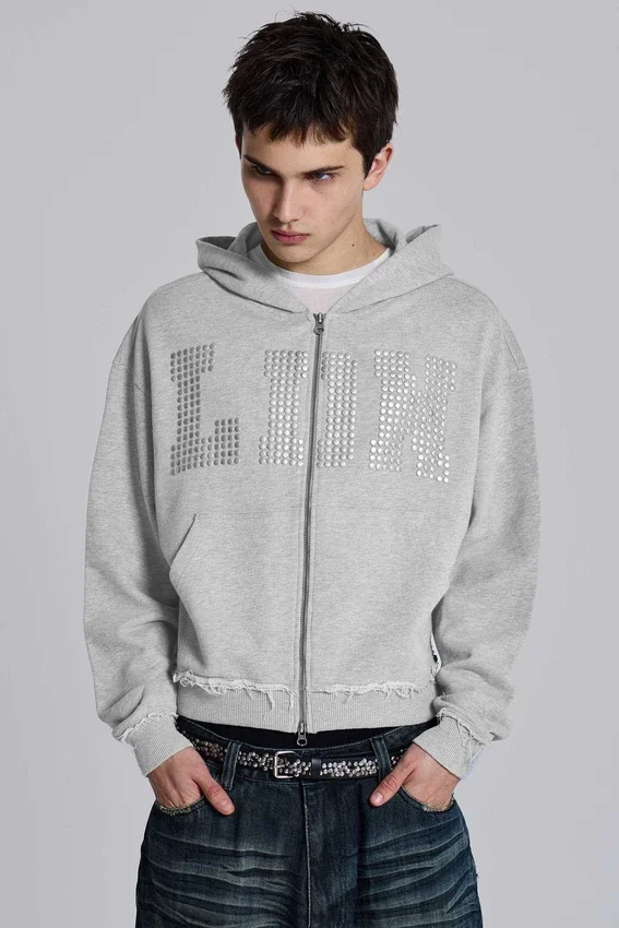 Bluza z kapturem LDN Stud Monster Hoodie