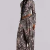 Bluza z kapturem „Mini Monster Hoodie” w kamuflażu Woodland