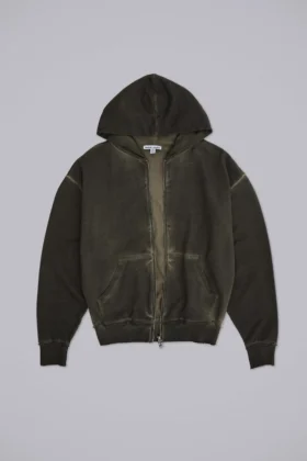 Bluza z kapturem „Monster Hoodie” w kolorze khaki, oversize