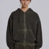 Bluza z kapturem „Monster Hoodie” w kolorze khaki, oversize
