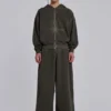 Bluza z kapturem „Monster Hoodie” w kolorze khaki, oversize