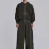 Bluza z kapturem „Monster Hoodie” w kolorze khaki, oversize