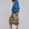 Bluza z kapturem „Monster” z teksturowanej bawełny waflowej w stylu „Sunfade”