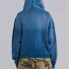 Bluza z kapturem „Monster” z teksturowanej bawełny waflowej w stylu „Sunfade”