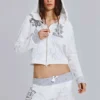 Bluza z kapturem Rock Revival z nadrukiem i ćwiekami