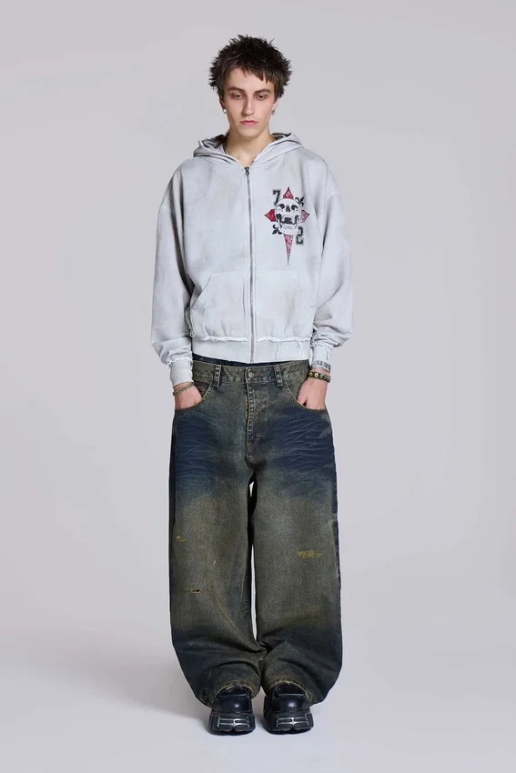 Bluza z kapturem „Save Me” w stylu oversize