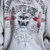 Bluza z kapturem „Save Me” w stylu oversize