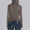 Bluza z kapturem Stripe Mist