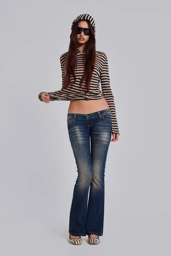 Bluza z kapturem Stripe Mist