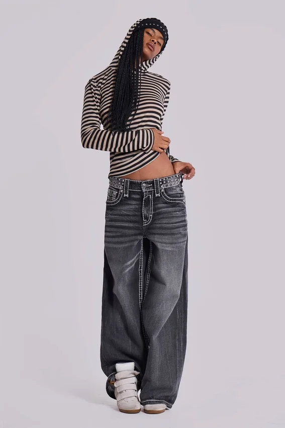 Bluza z kapturem Stripe Mist