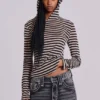 Bluza z kapturem Stripe Mist