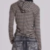 Bluza z kapturem Stripe Mist