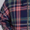 Bluza z kapturem w kratę „Adrenaline” zapinana na zamek