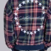 Bluza z kapturem w kratę „Adrenaline” zapinana na zamek