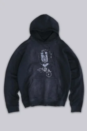 Bluza z kapturem z emblematem