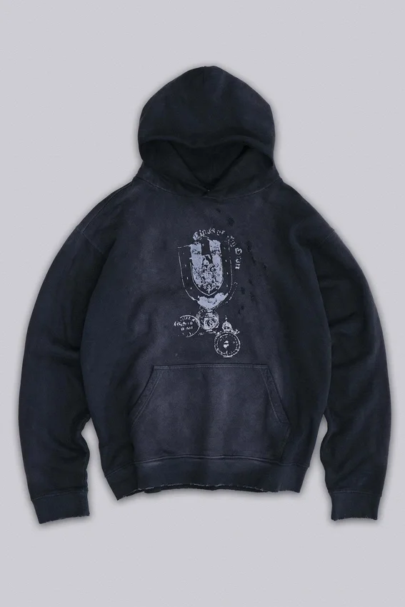 Bluza z kapturem z emblematem
