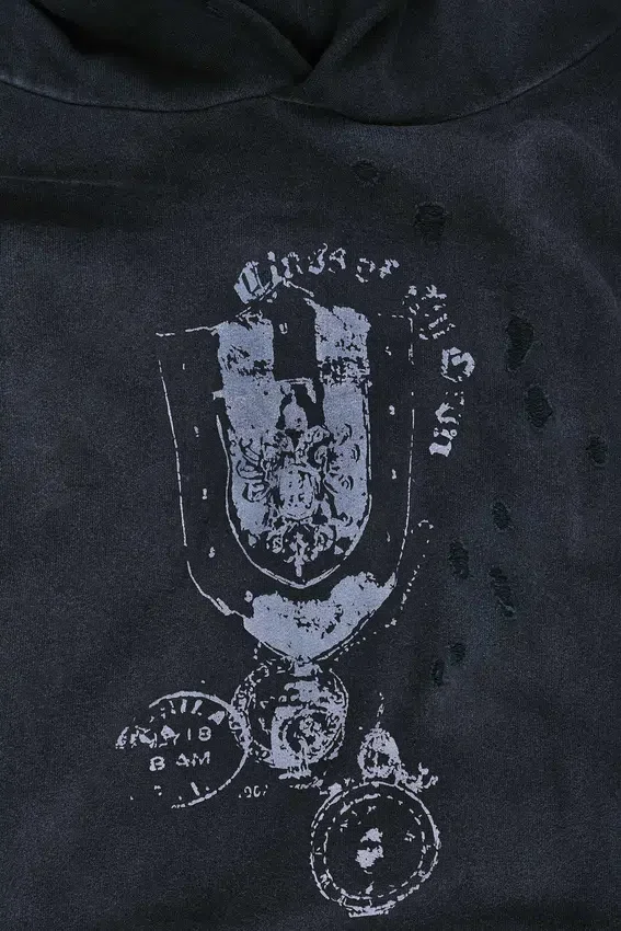 Bluza z kapturem z emblematem