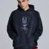 Bluza z kapturem z emblematem