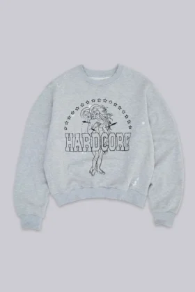 Bluza z okrągłym dekoltem „Hardcore”
