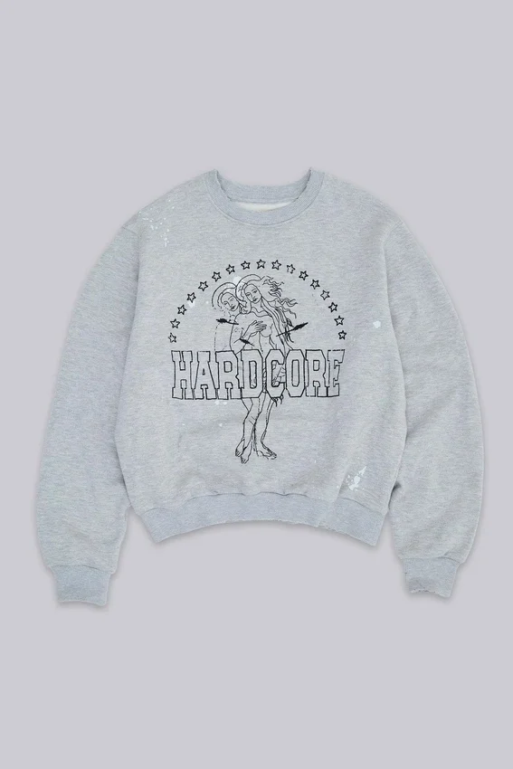 Bluza z okrągłym dekoltem „Hardcore”