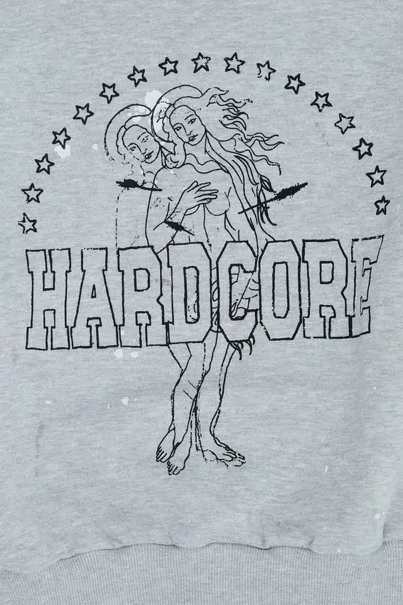 Bluza z okrągłym dekoltem „Hardcore”