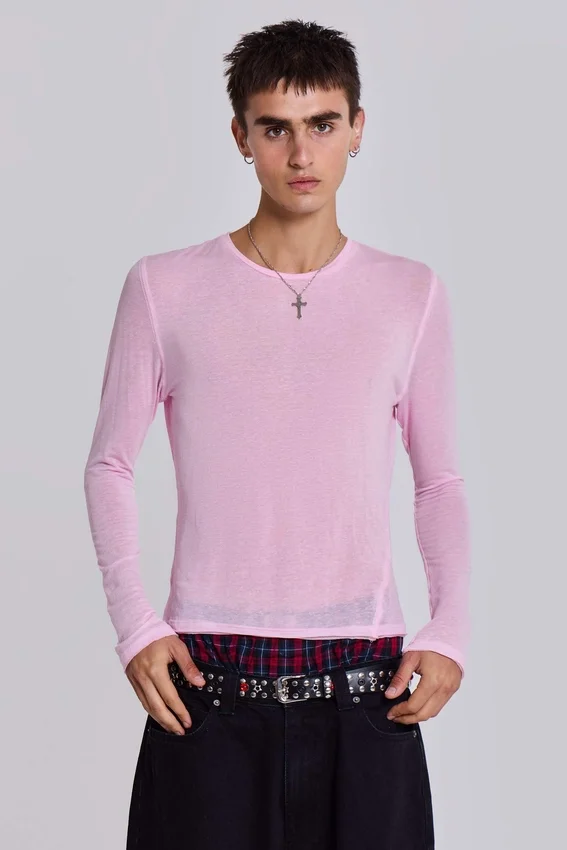 Bluzka z długim rękawem „Pink Mist”