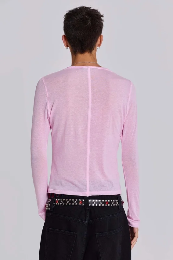 Bluzka z długim rękawem „Pink Mist”