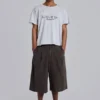 Brązowe Goliath Shorts w kratę w rozmiarze XL