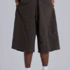 Brązowe Goliath Shorts w kratę w rozmiarze XL