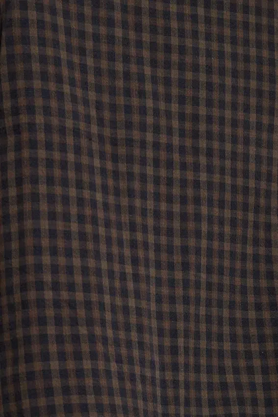 Brązowe Goliath Shorts w kratę w rozmiarze XL