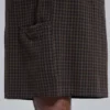 Brązowe Goliath Shorts w kratę w rozmiarze XL