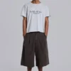 Brązowe Goliath Shorts w kratę w rozmiarze XL