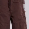 Brązowe spodnie Parachute Cargo z materiału spadochronowego