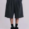 Ciemne Goliath Shorts w kratę