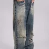 Colossus Jeans z niskim stanem w stylu „Dirty”